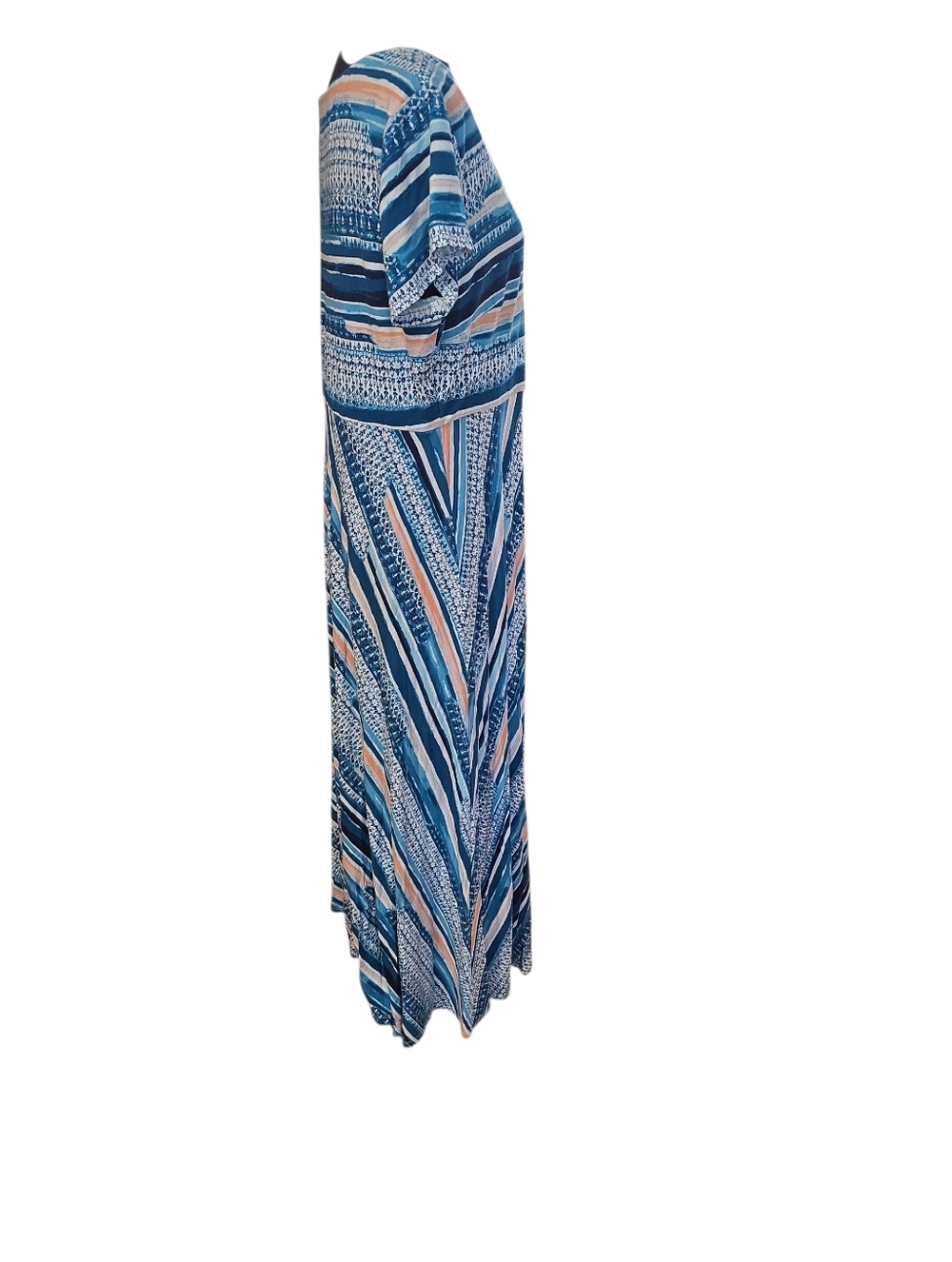 C Est. 1946 Blue Striped Crisscross Maxi Dress 14/16 WP - Picture 3 of 6